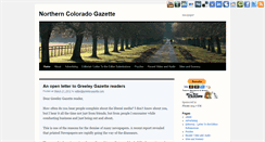 Desktop Screenshot of greeleyevansgazette.com